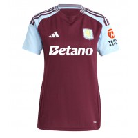 Echipament fotbal Aston Villa Jhon Duran #9 Tricou Acasa 2024-25 pentru femei maneca scurta